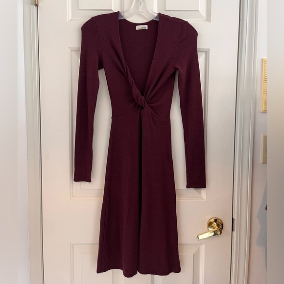 Wilfred Free Knit Dress XXS Dark Purple - Picture 2 of 13